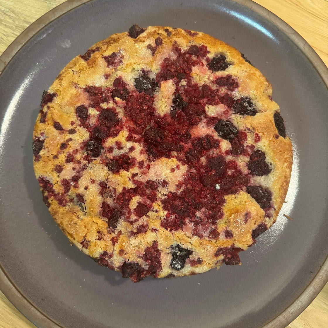Raspberry-Ricotta Cake