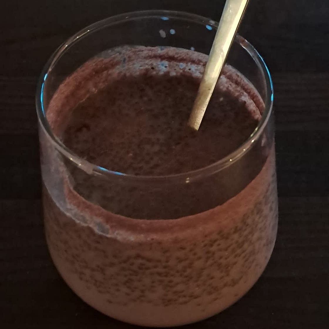 Chocolate Chia Seed Parfaits with Date Syrup