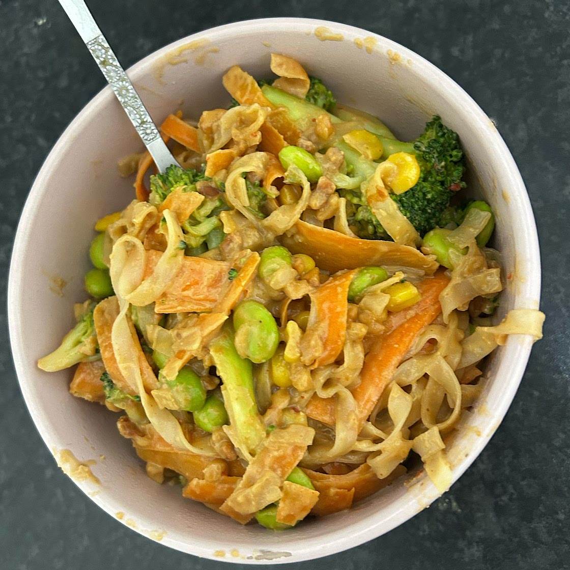 Easy Spicy Peanut Butter Broccoli With Noodles