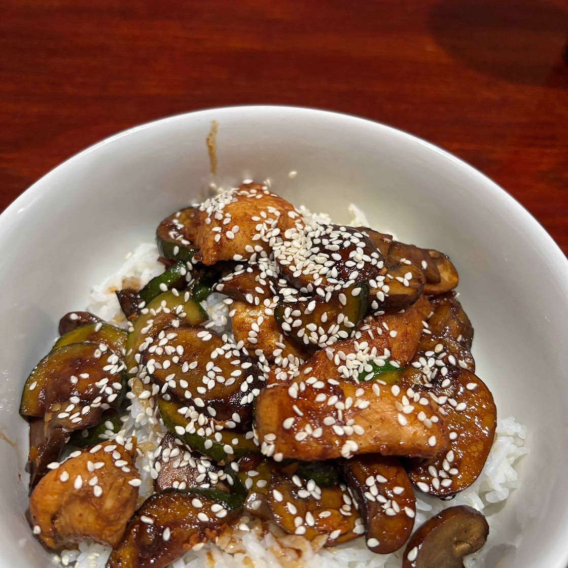 Panda Express Zucchini & Mushroom Chicken