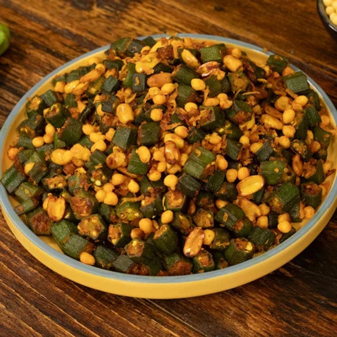 Bhindi Boondi Fry