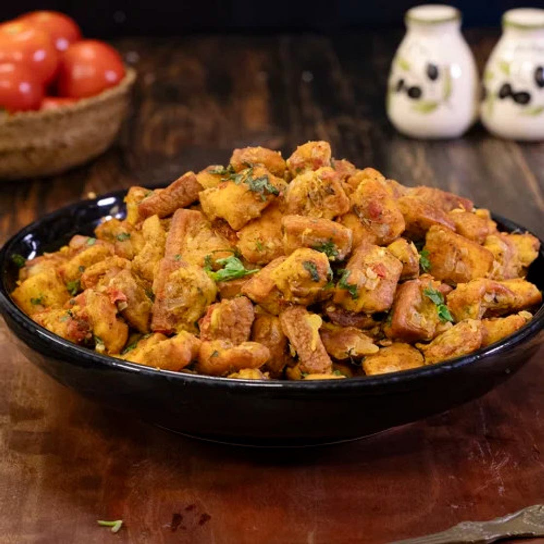 Egg Bread Masala