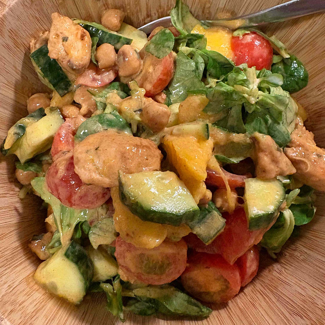 Mango tandoori salade 