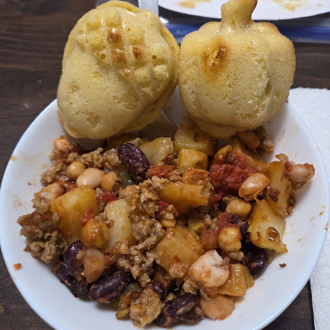 Cowboy Beans and Potatoes