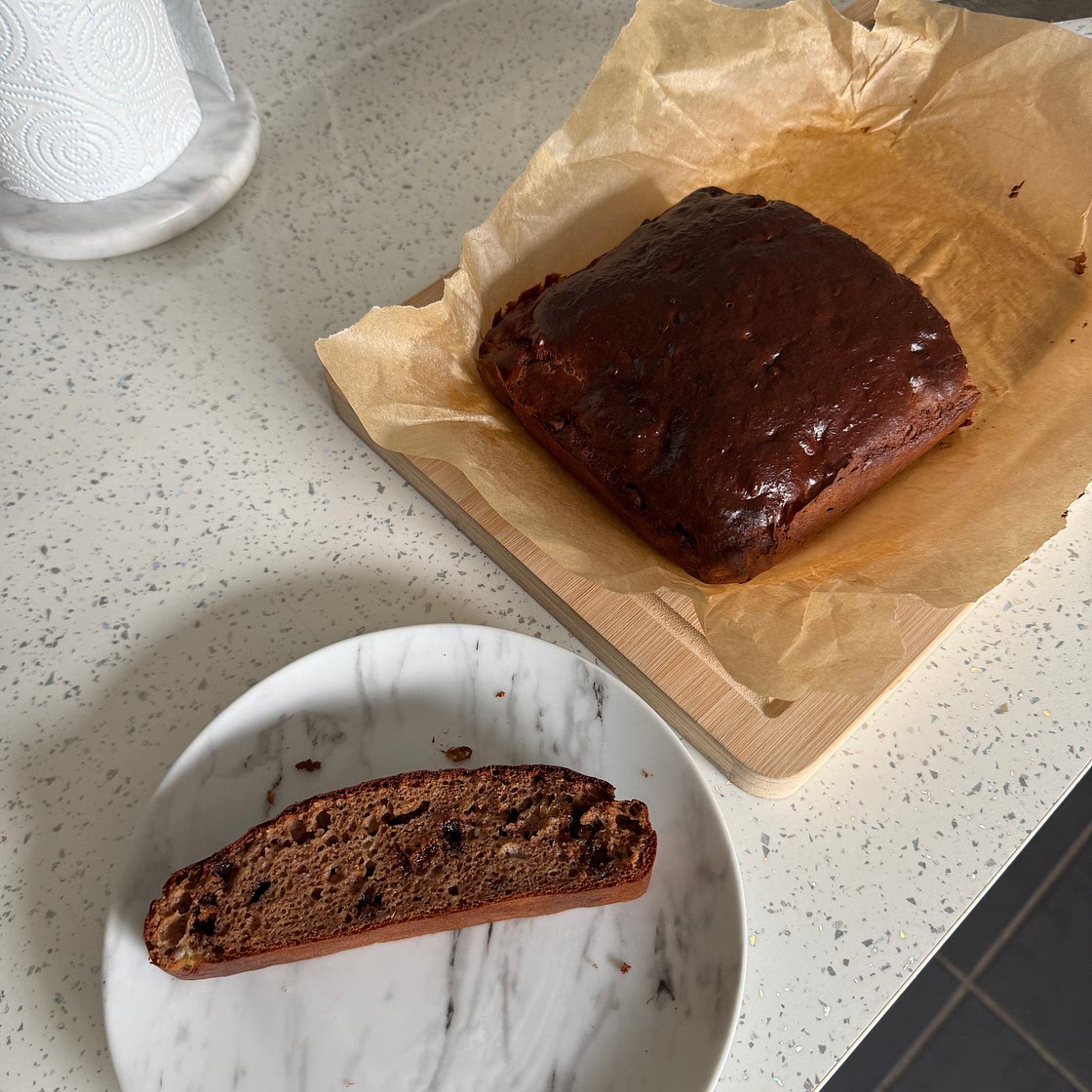 Healthy protein banana bread