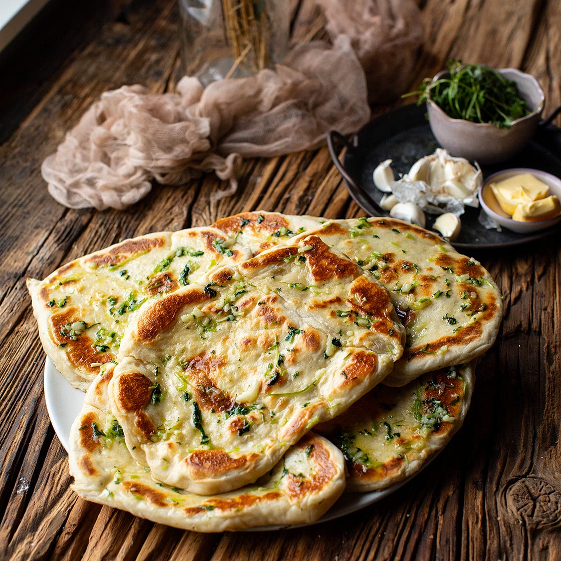 Garlic Cilantro Naan