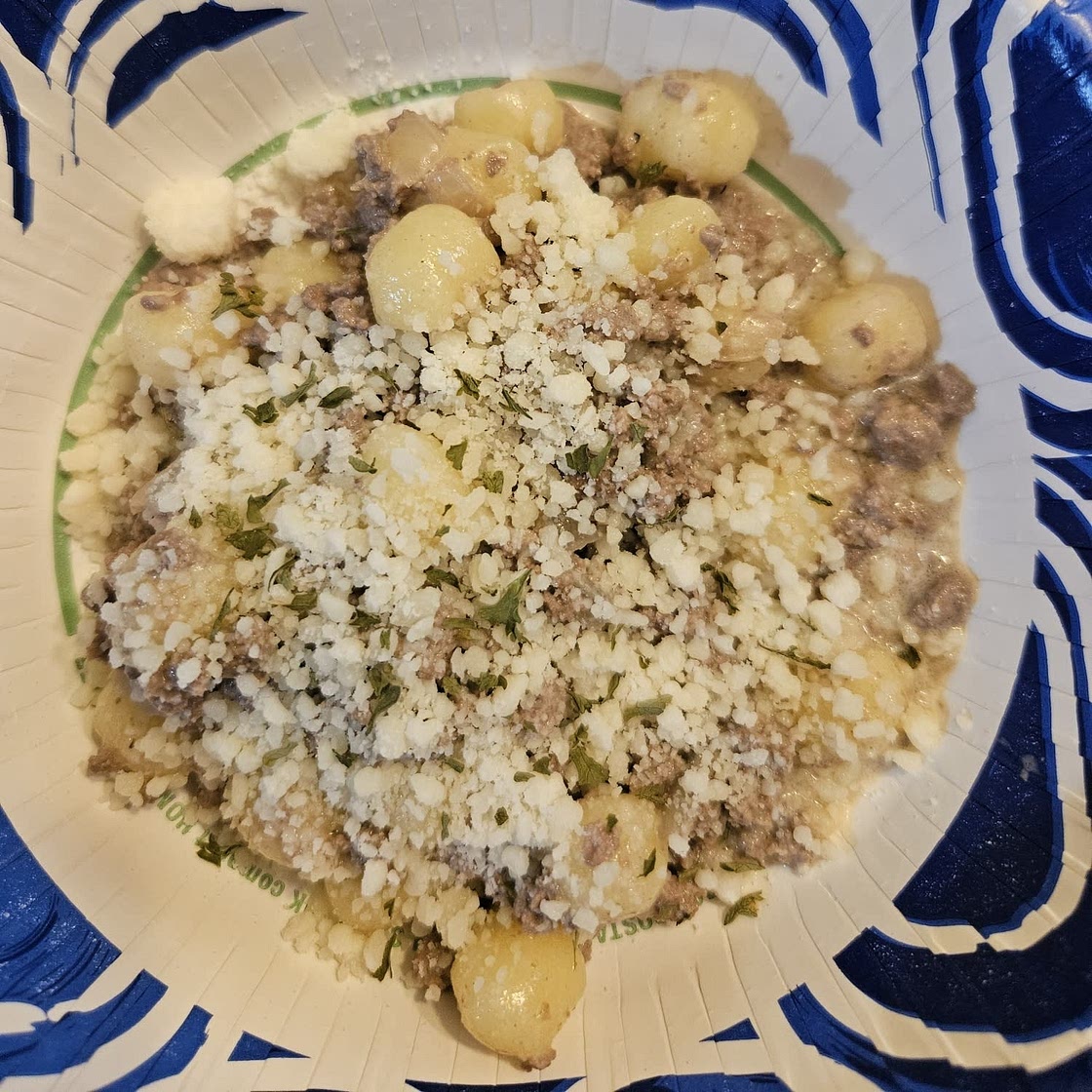 Creamy Ground Beef Gnocchi