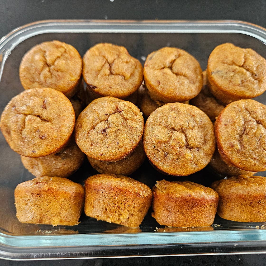 Gluten free banana bites