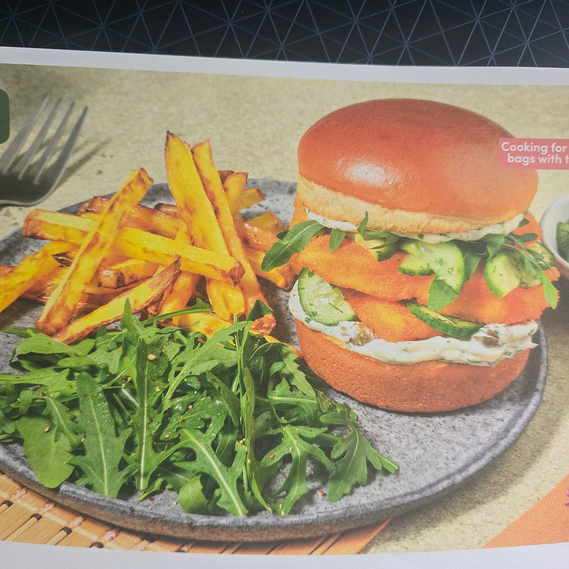 Fish Goujon Sandwich and Chips