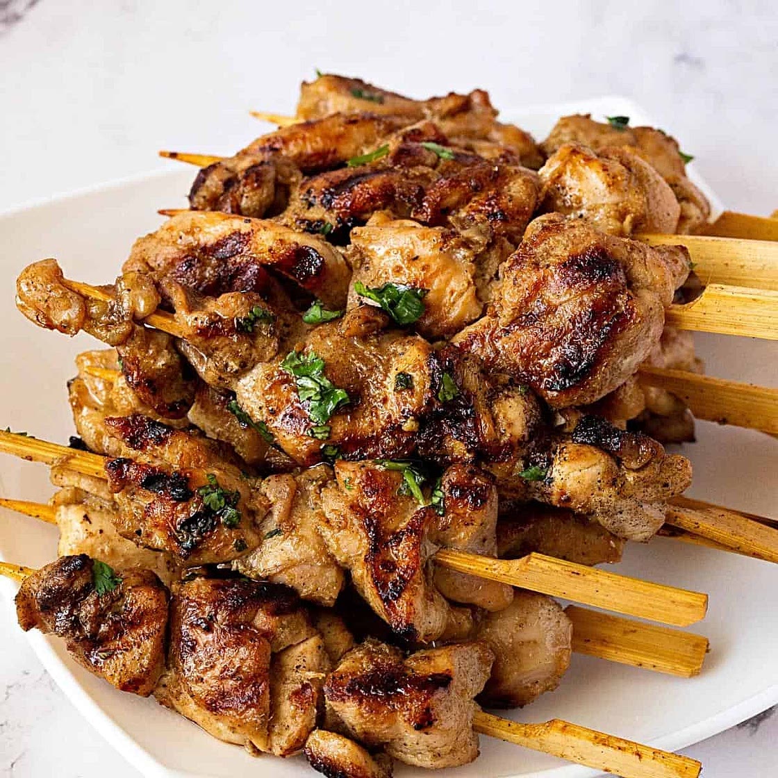 Thai Chicken Skewers - Easy And Quick