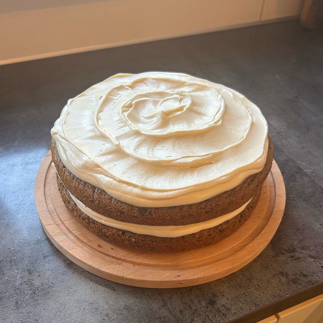 Carrot Cake w/ Brown Butter Cream Cheese Frosting