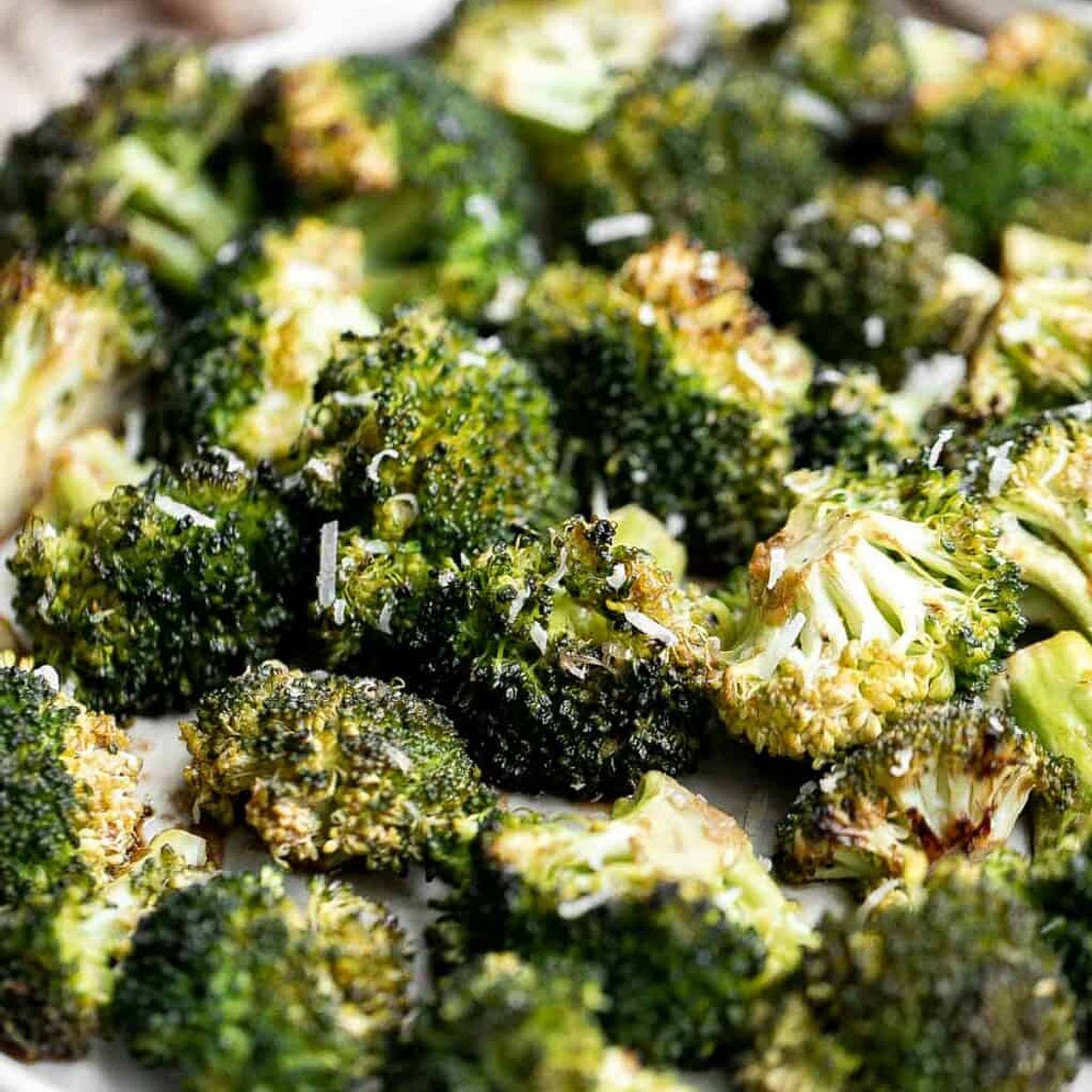 Balsamic & Parmesan Roasted Broccoli