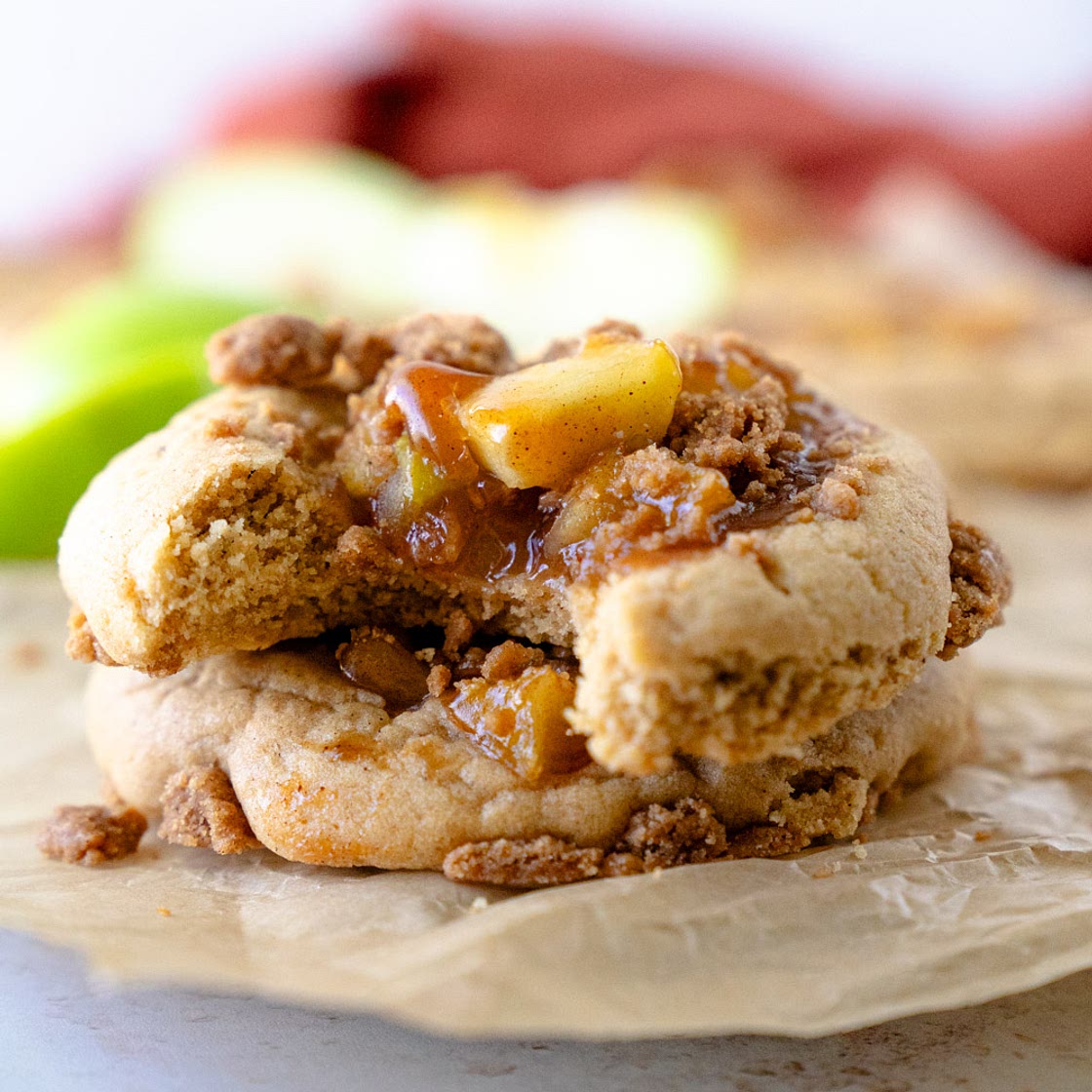 Apple Crumb Cookies