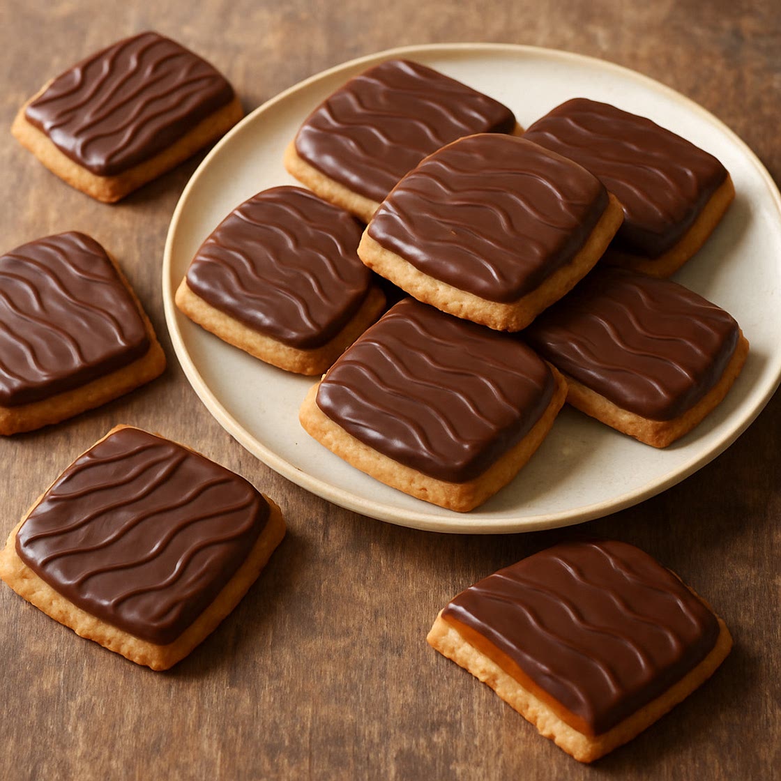 Prue Leith’s Chocolate Caramel Biscuits