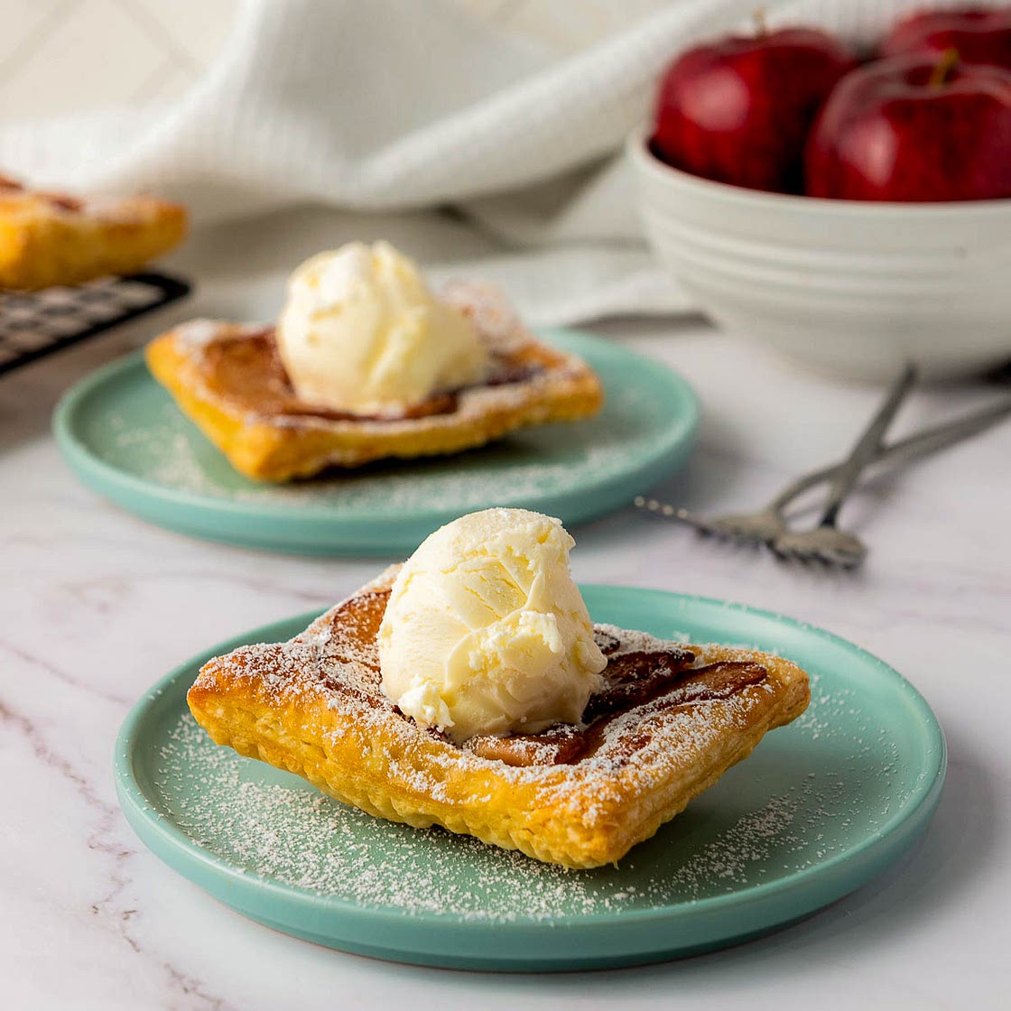 Mini Upside-Down Apple Tarts