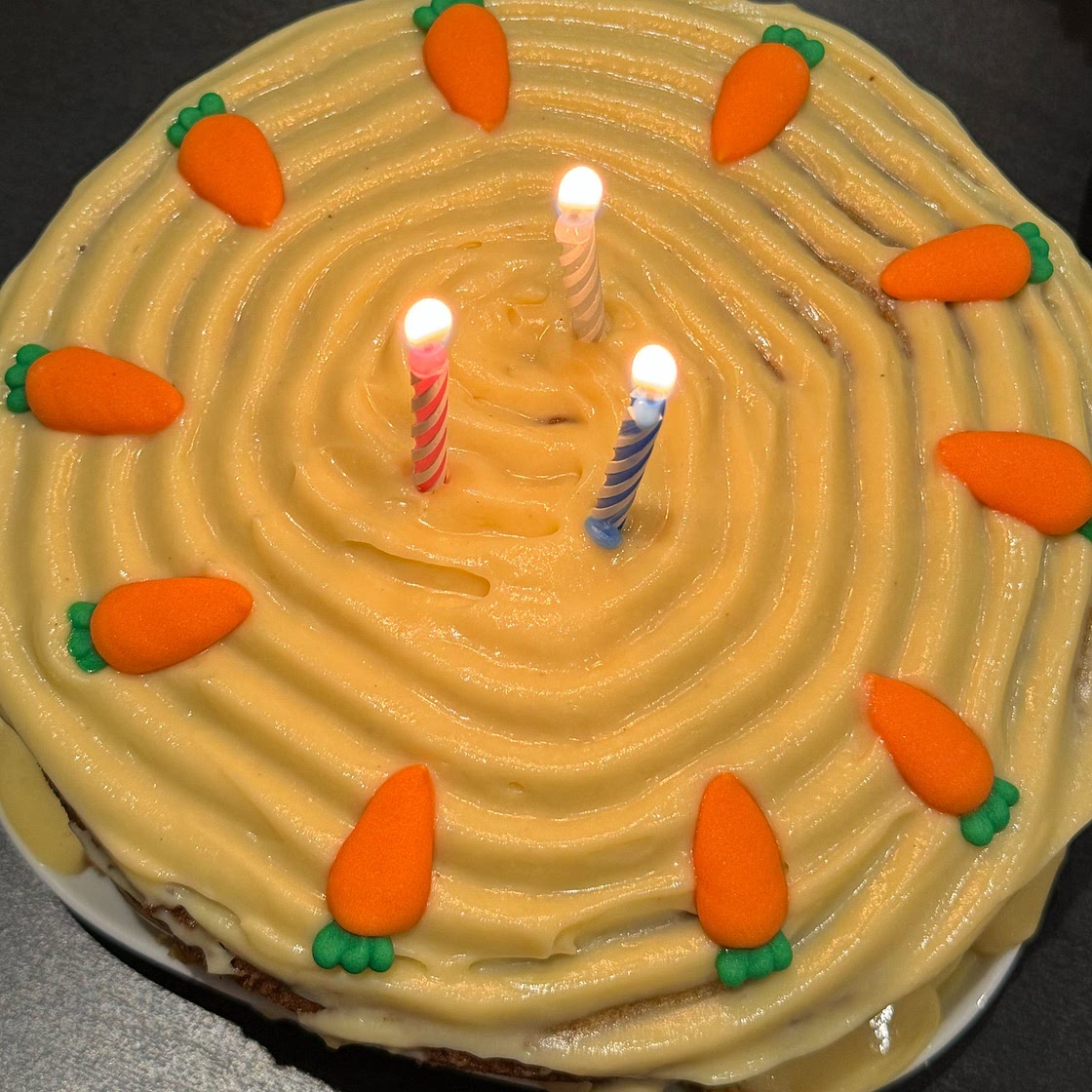 Carrot Cake w/ Brown Butter Cream Cheese Frosting