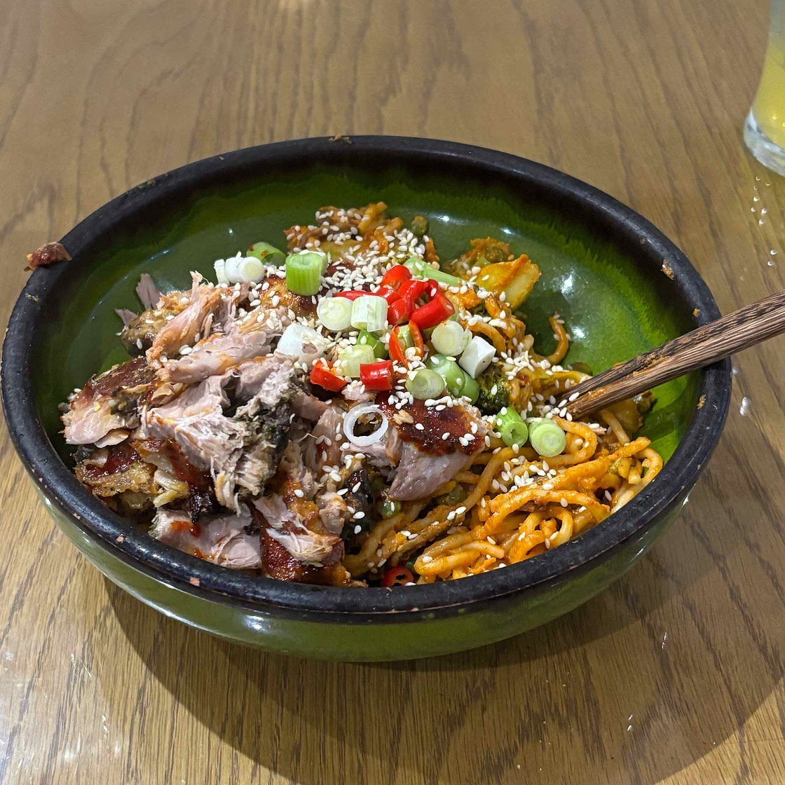 Easy High-Protein Peanut Gochujang Noodles