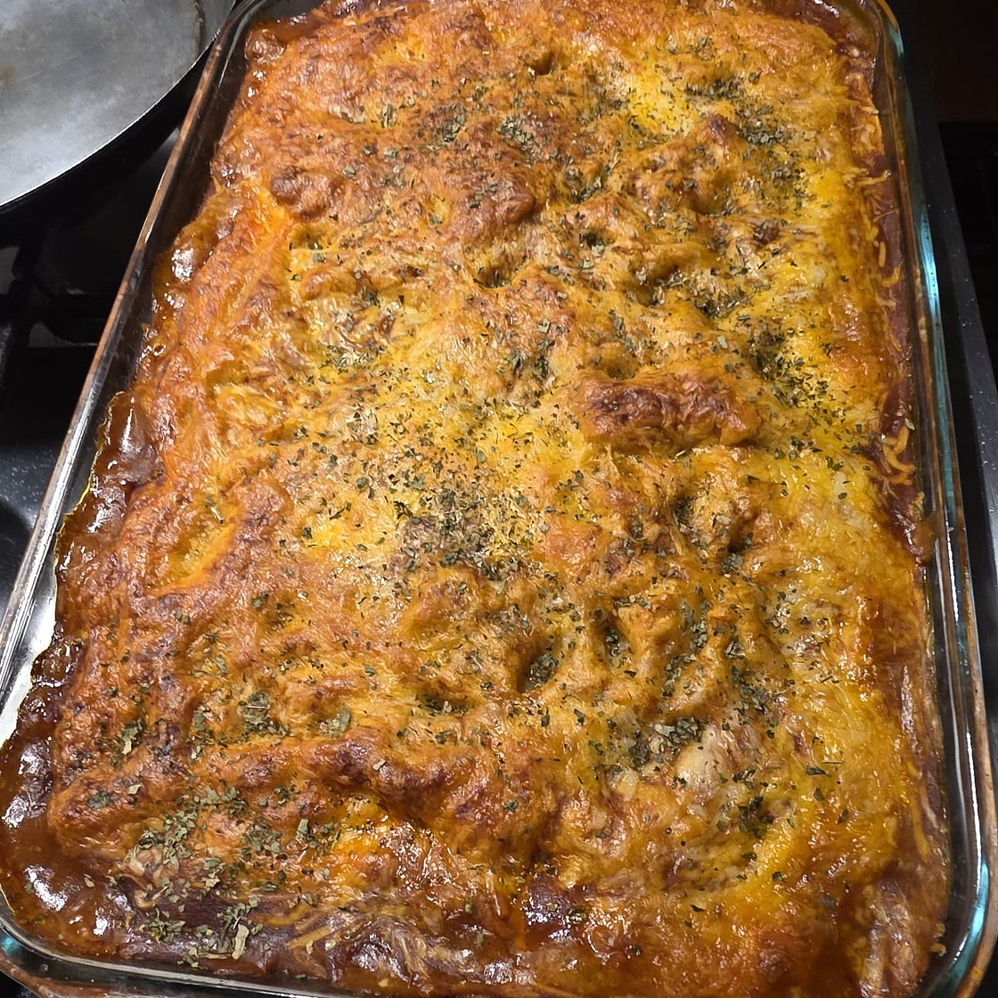 Vegetarian Black Bean Enchilada Casserole