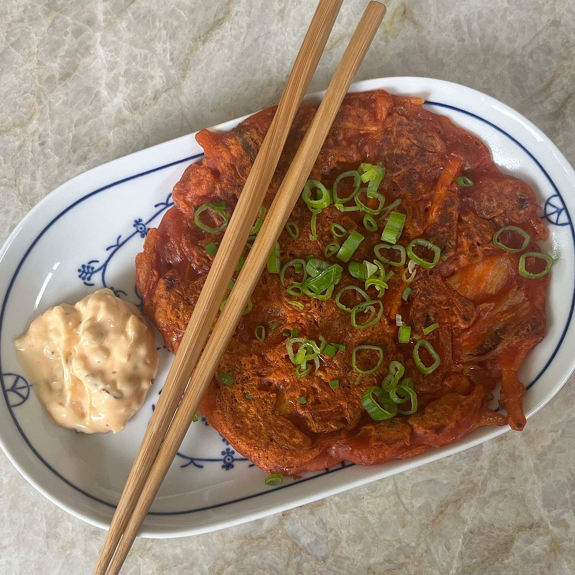 Kimchi pancake