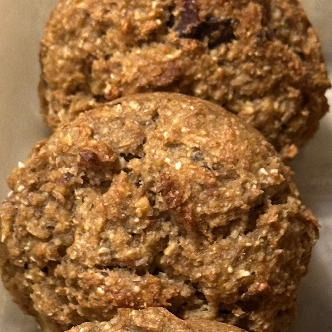 Banana, Bran & Nut Muffins (Vegetarian)