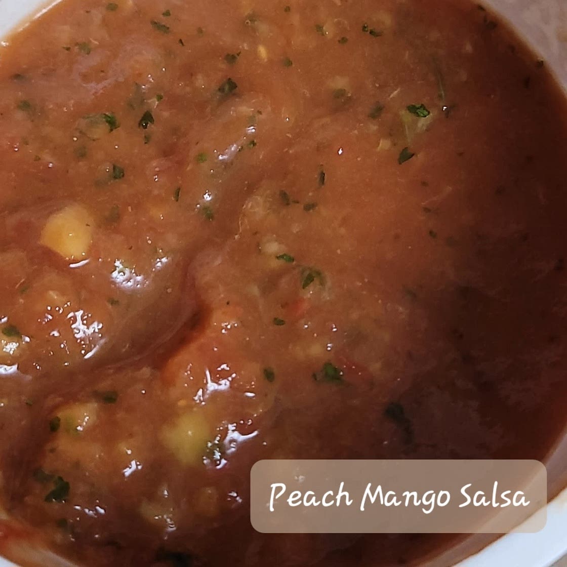 Peach Mango Salsa
