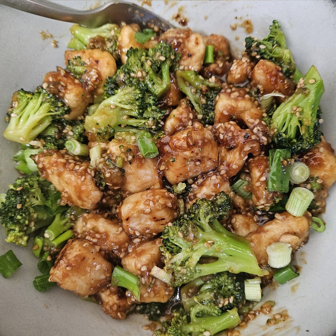 Honey Sesame Chicken and Broccoli