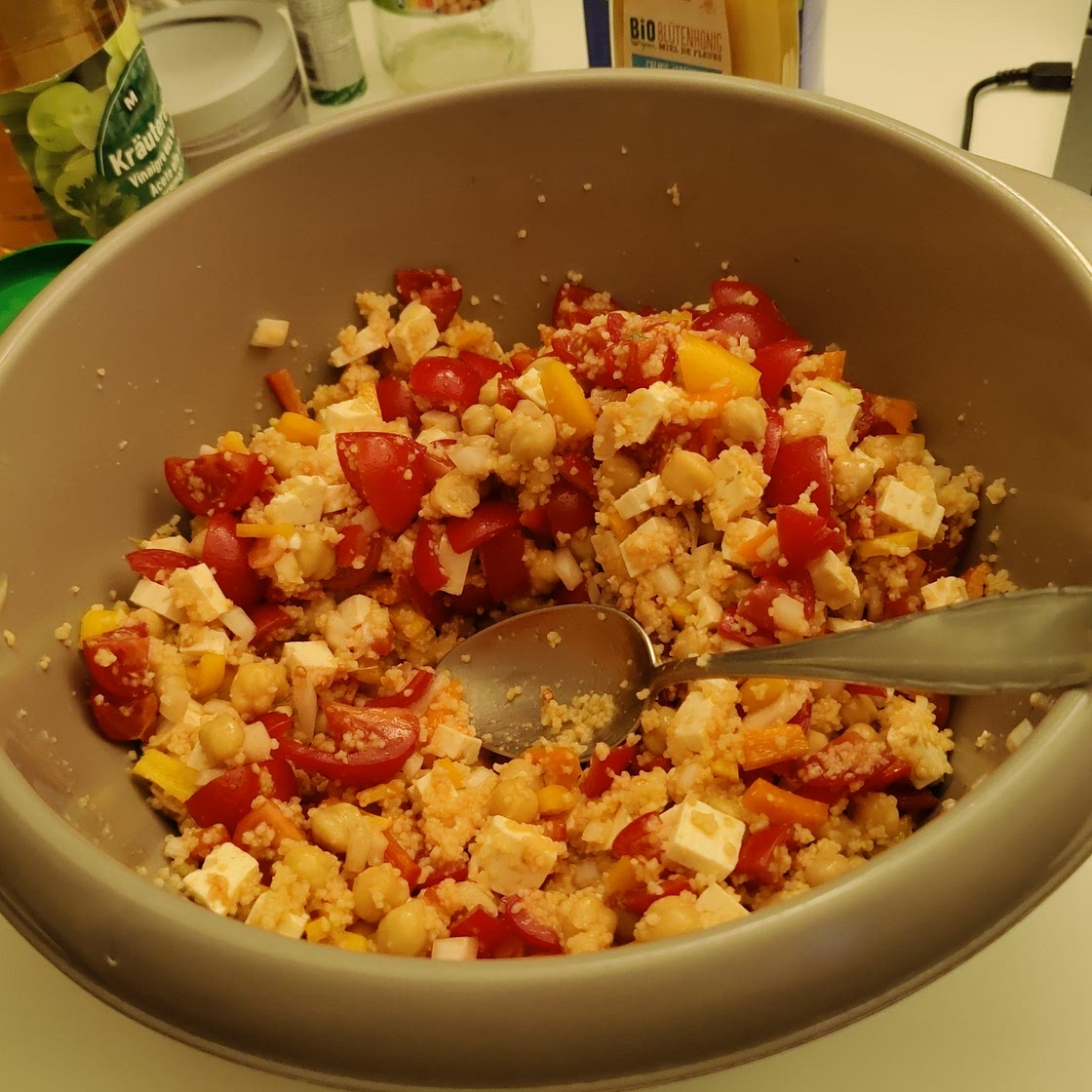 Kichererbsen-Couscous-Salat