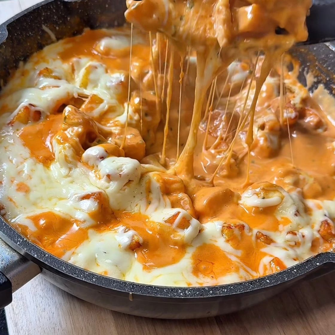 Easy Tomaten Käse Pfanne 