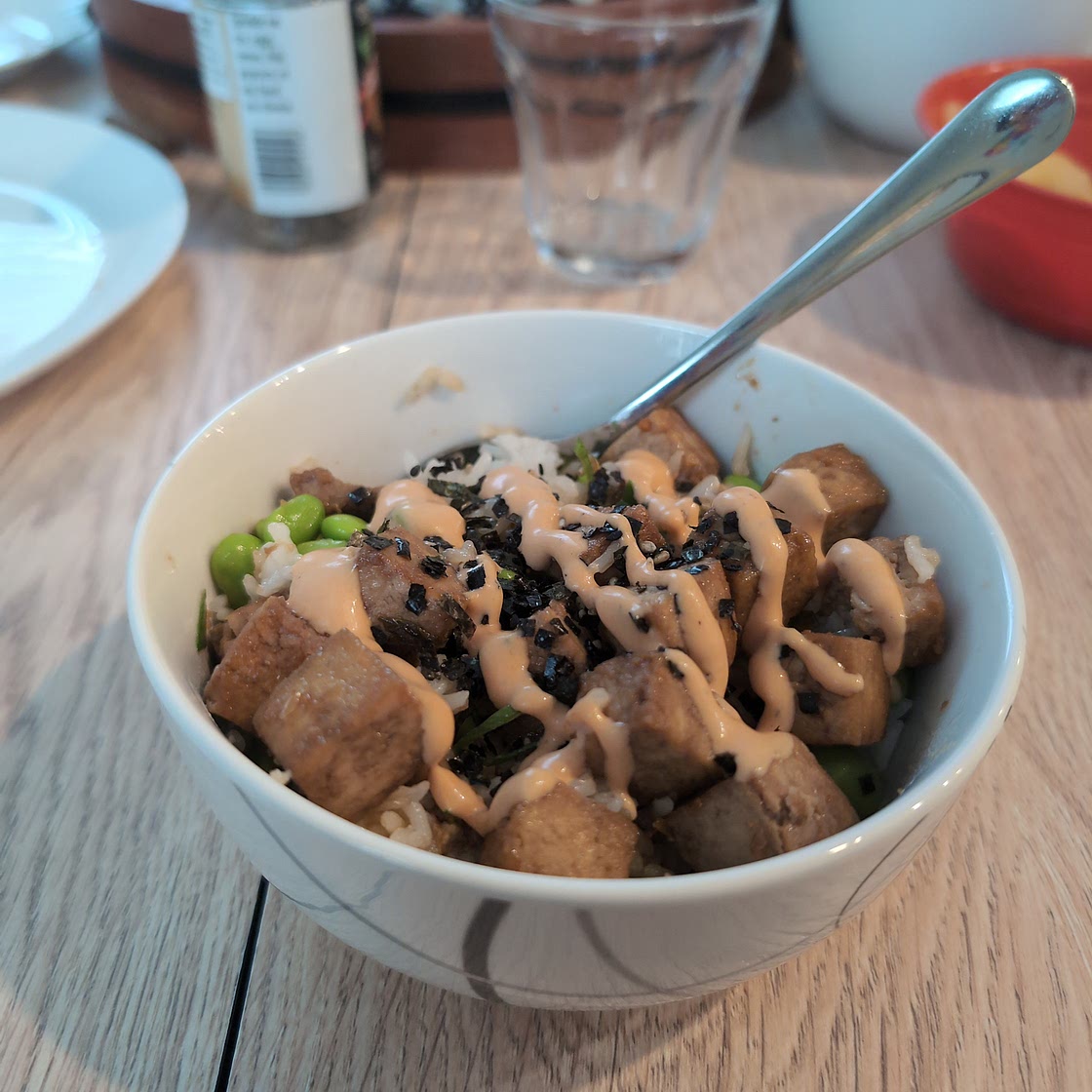 Tofu (honey soy)
