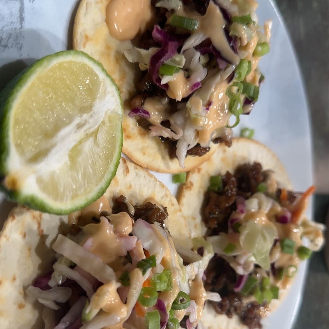 Sweet & Spicy Hoisin Pork Tostadas 