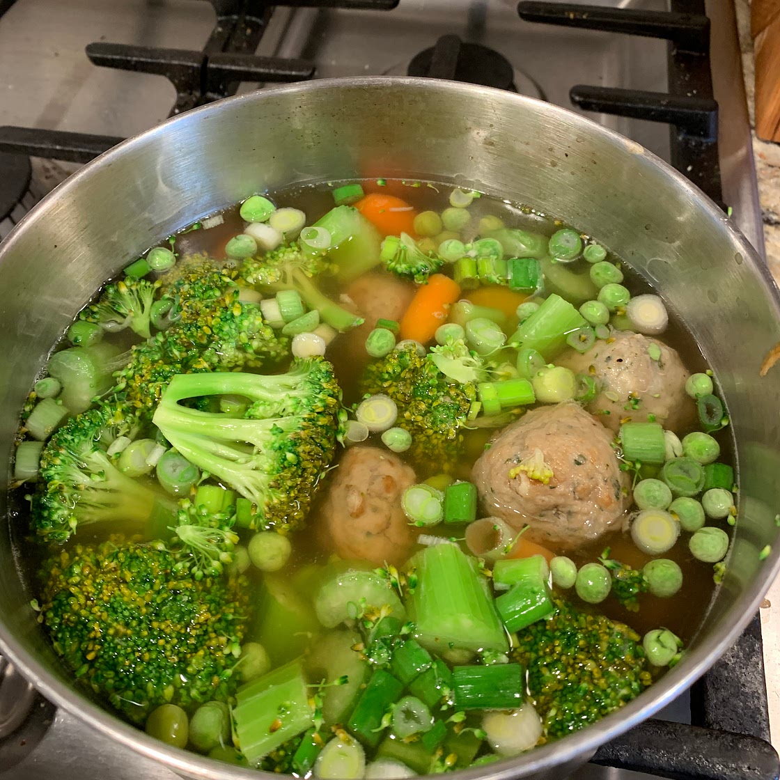 Easy Green Onion Veggie Soup