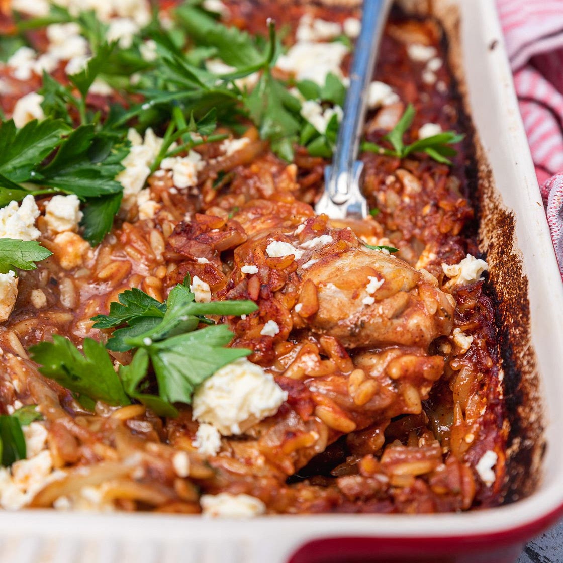 Giouvetsi (Orzo Chicken Greek Style)