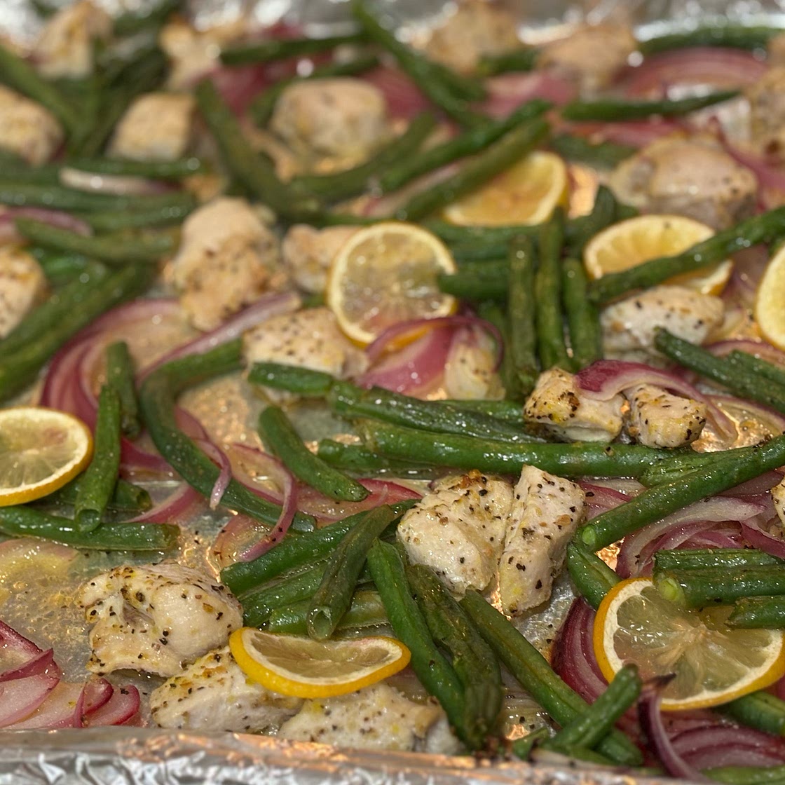 15-Minute Sheet Pan Lemon Pepper Chicken