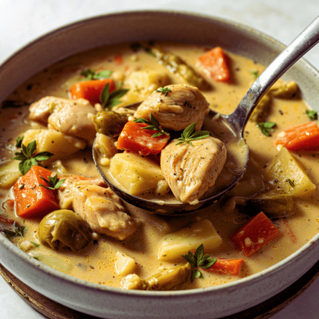 Creamy Chicken Stew Recipe
