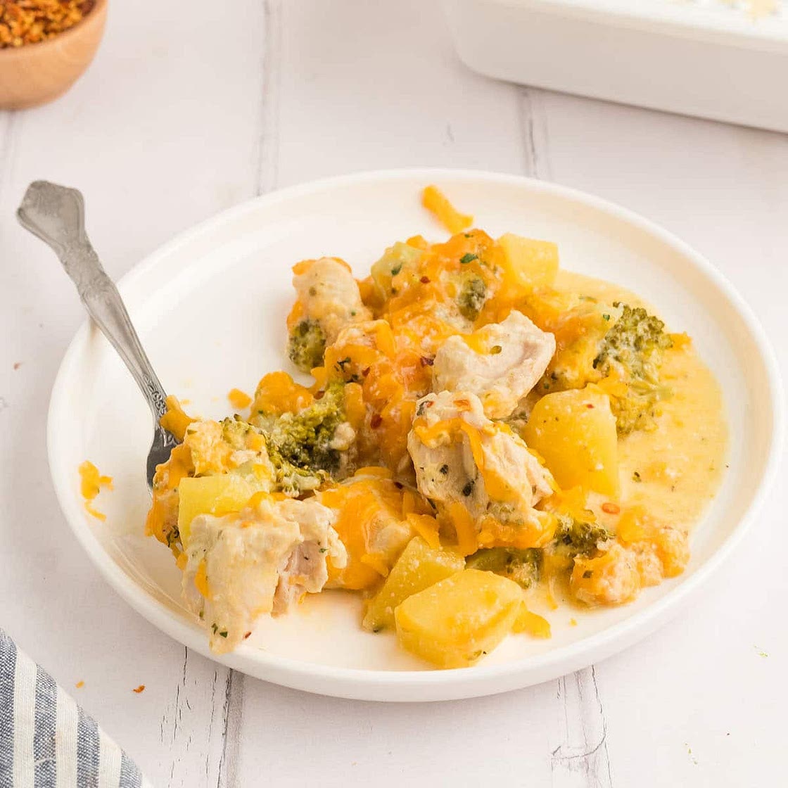 Chicken Broccoli Potato Casserole
