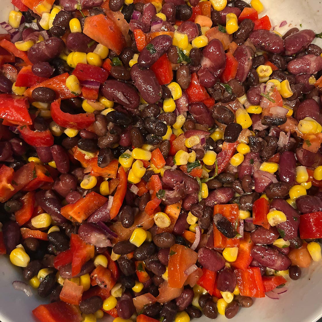 Corn, Veggie, and Bean Salsa