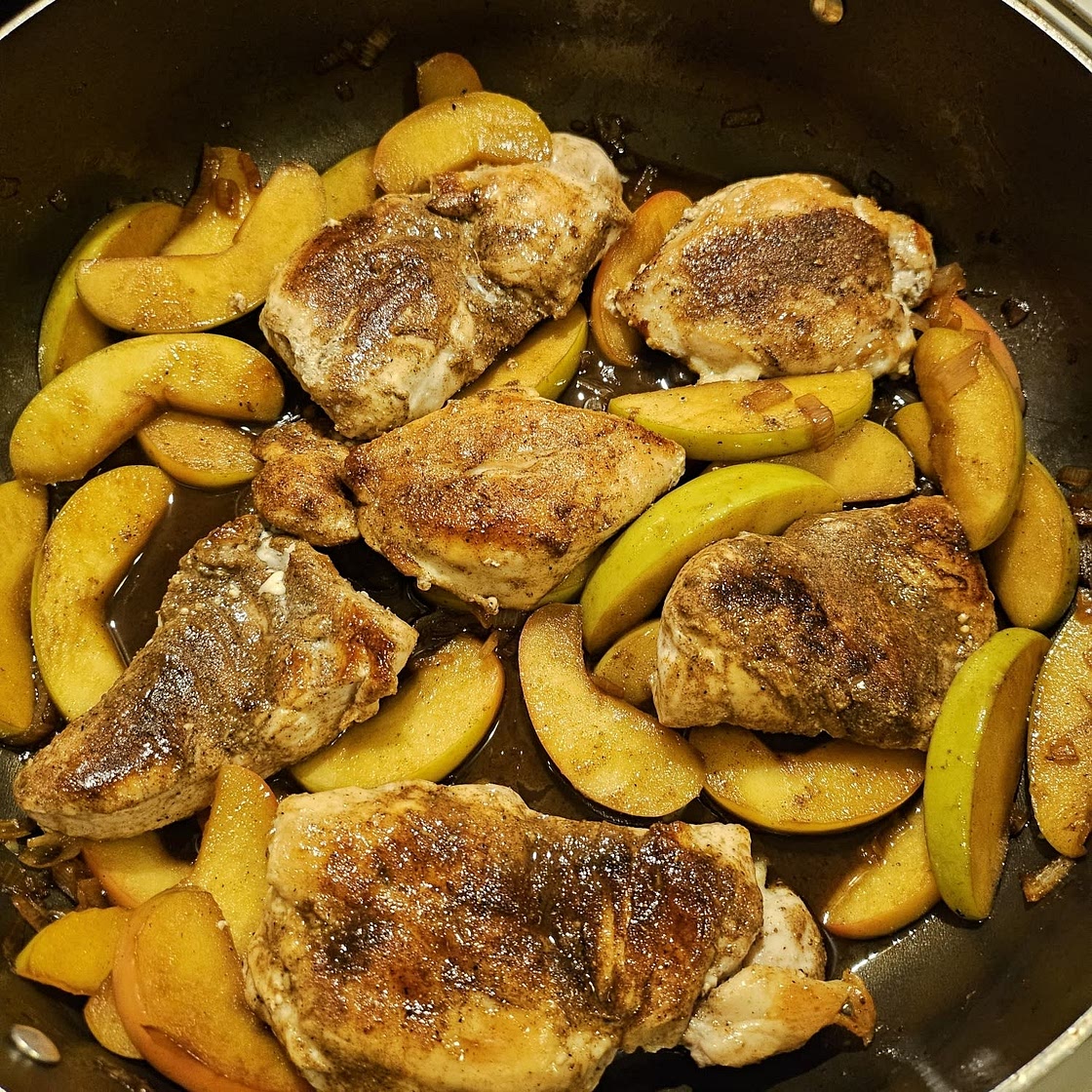Skillet Apple Cider Chicken