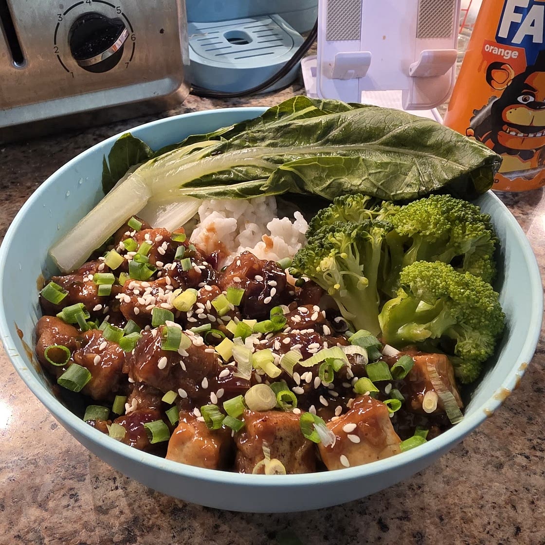 STICKY SESAME PUFF TOFU - Avant-Garde Vegan