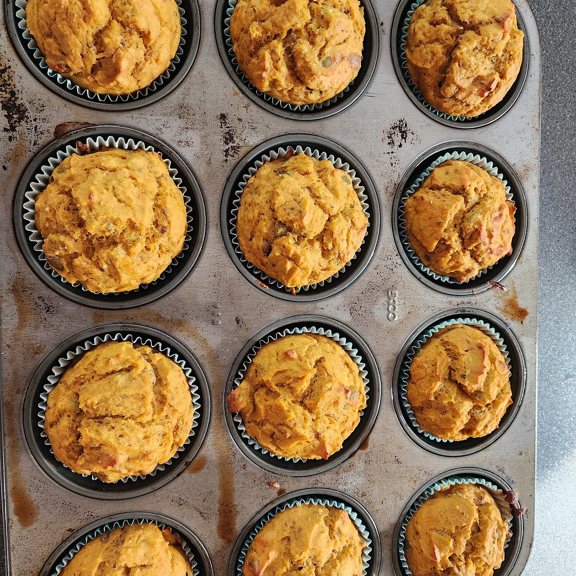 Protein pumpkin muffins