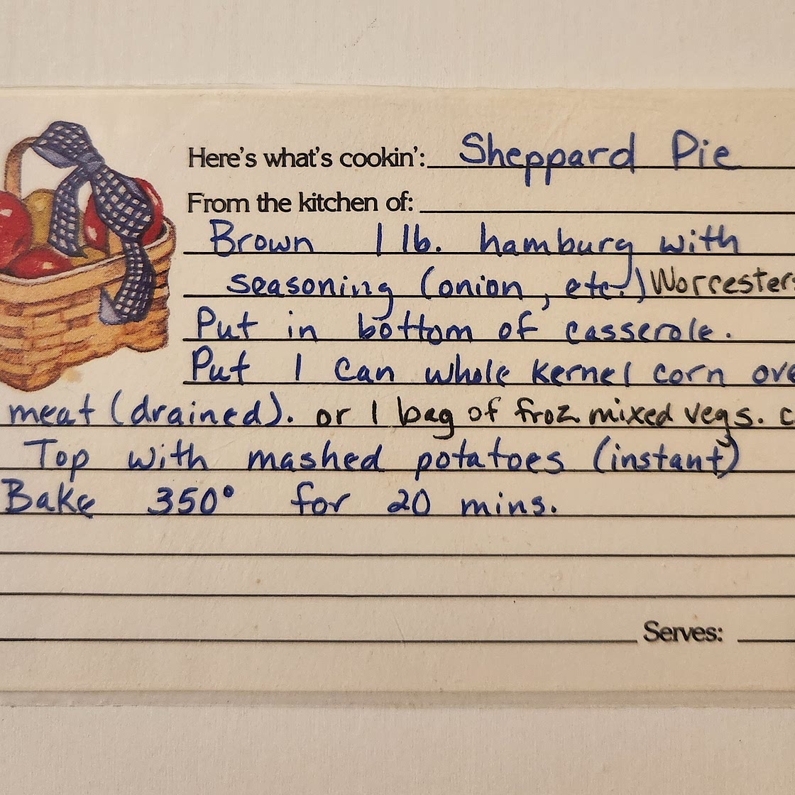 Shepherd's Pie