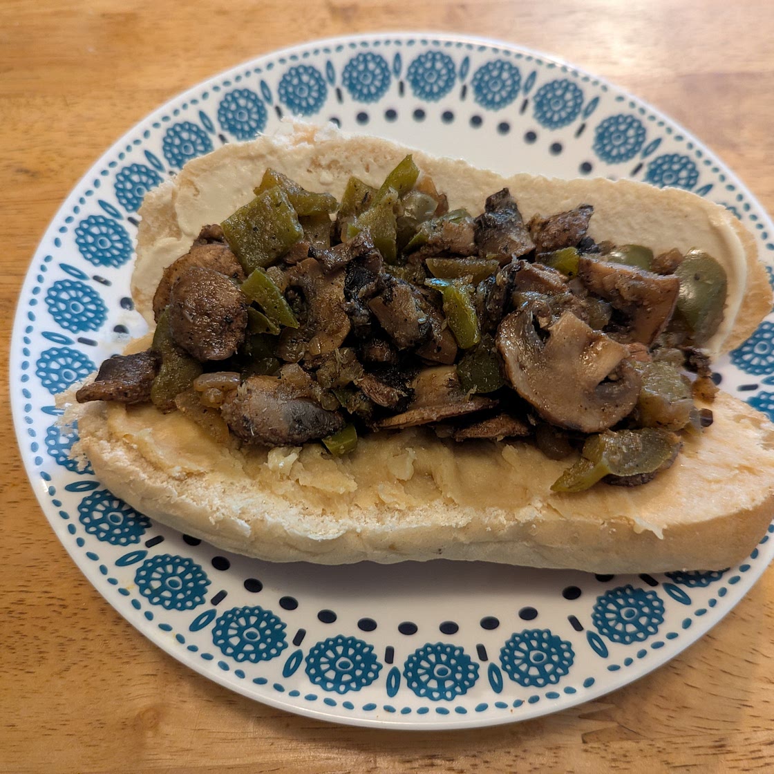 Vegan Philly Cheese Steak