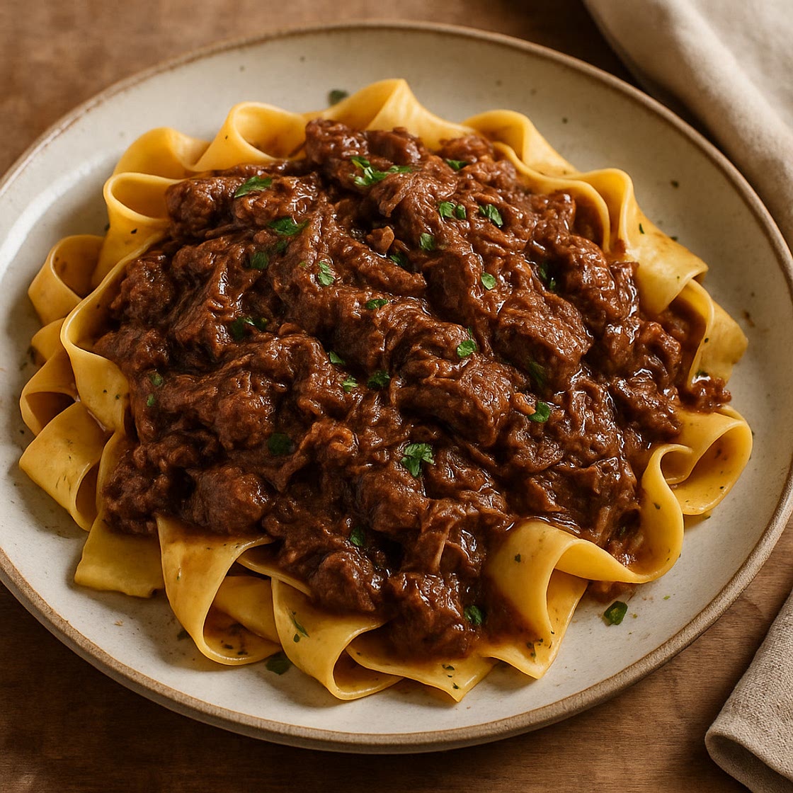Pappardelle mit Wildschweinragout