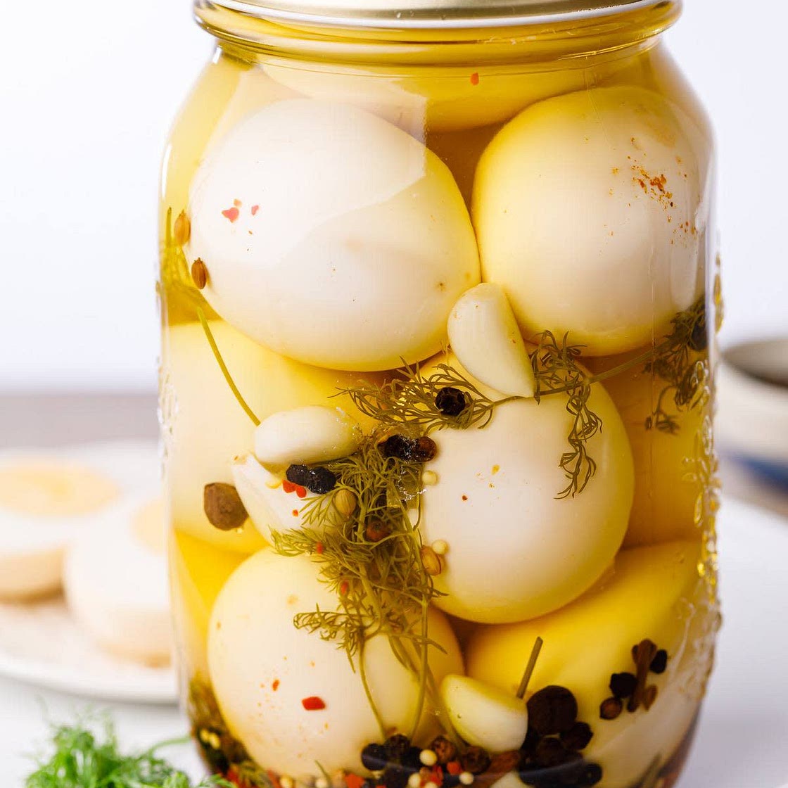 Pickled Eggs with Beets