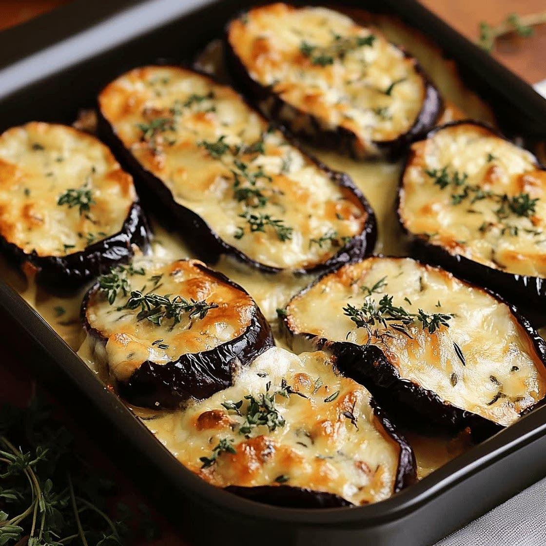 Aubergines au four