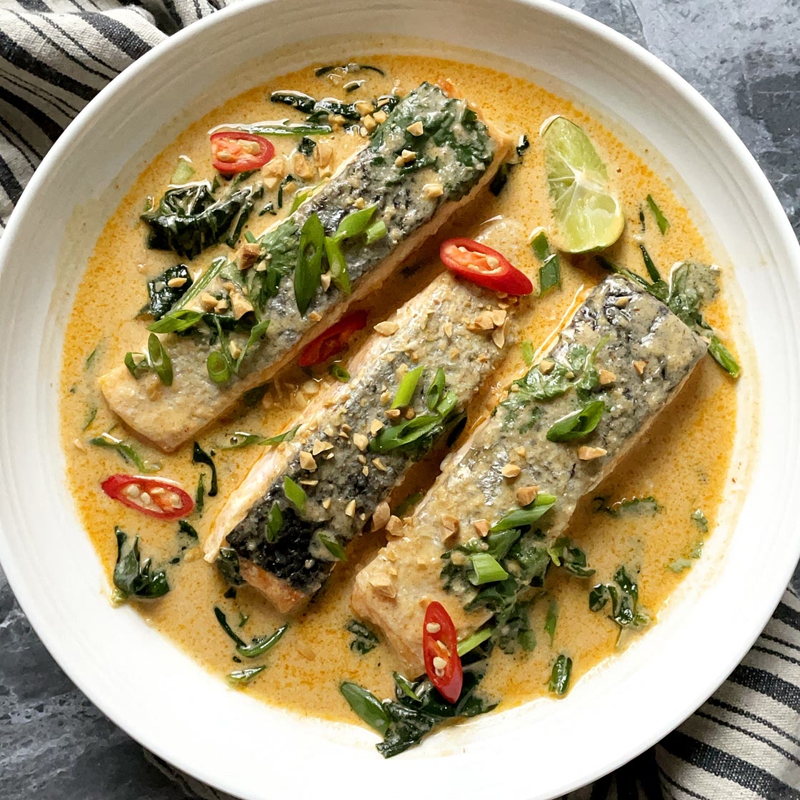 Salmon Coconut Curry
