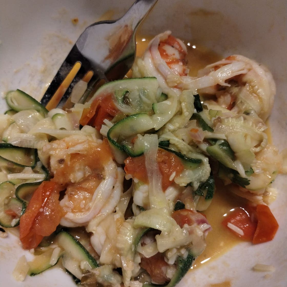 Healthy Shrimp Scampi with Zucchini Noodles