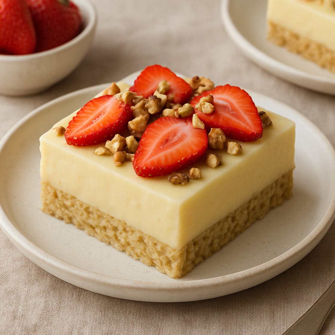 FIT ciasto z puddingu waniliowego