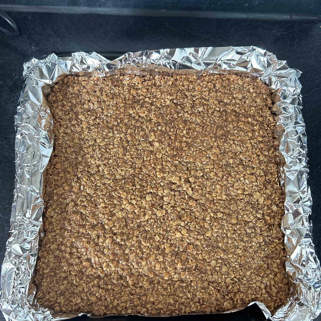Flax seed flapjack