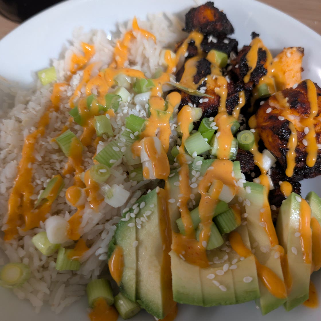 Sticky Salmon Rice Bowl