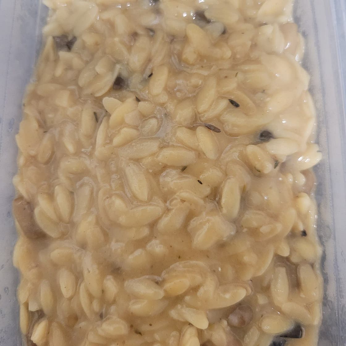 Orzo with Mushrooms, Scallions and Parmesan